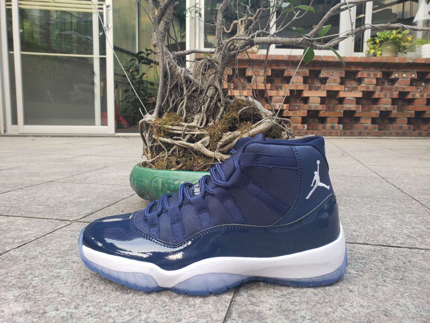 New Jordan 11 Retro Deep Blue White